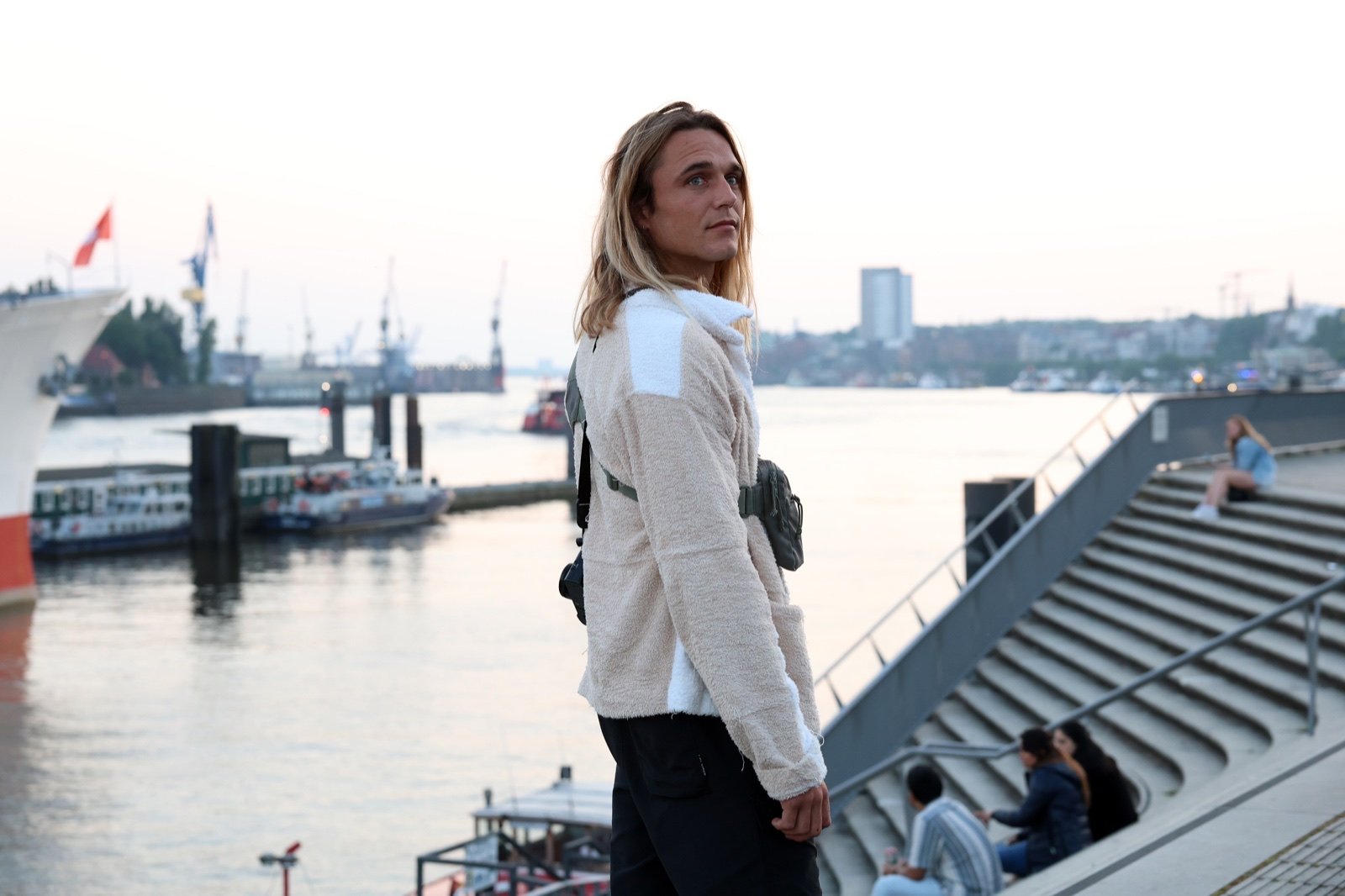 Outdoor editorial lifestyle frame of Dylan Wichmann in Germany.