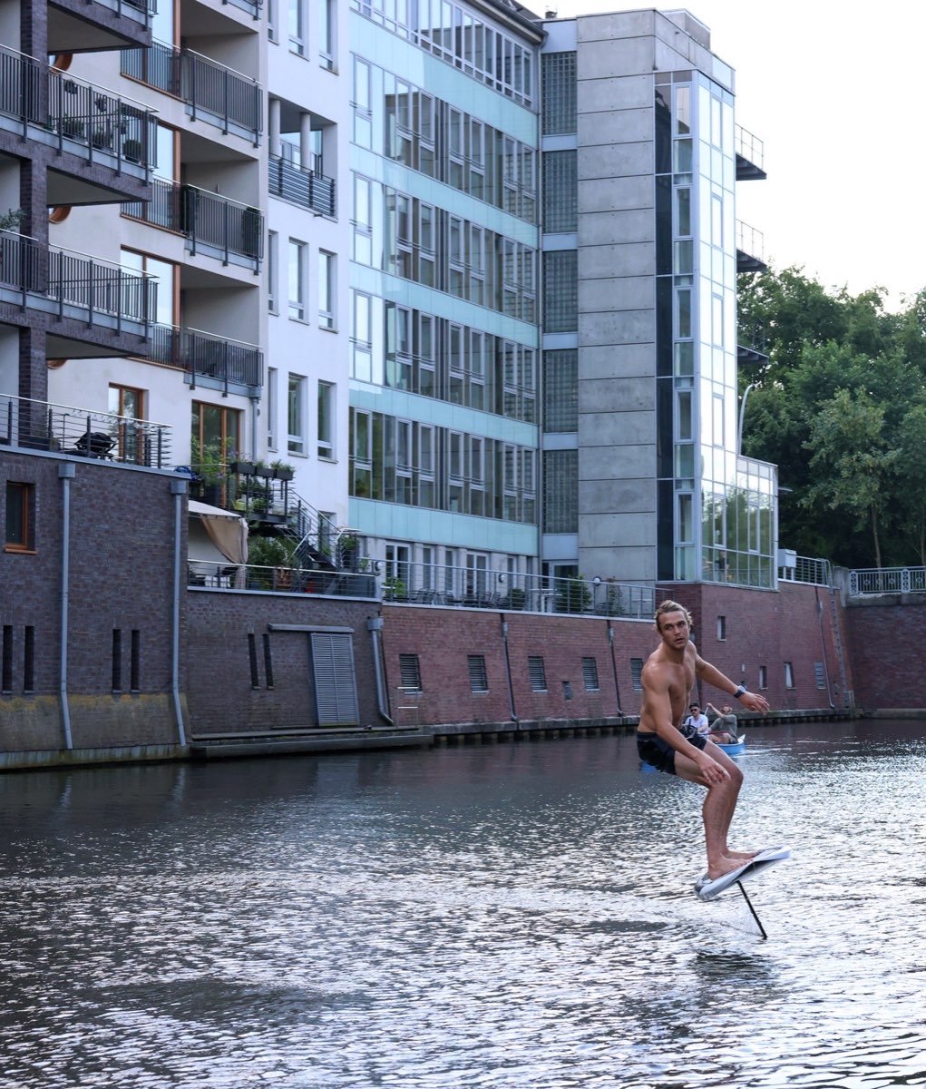 Outdoor editorial lifestyle frame of Dylan Wichmann in Germany.
